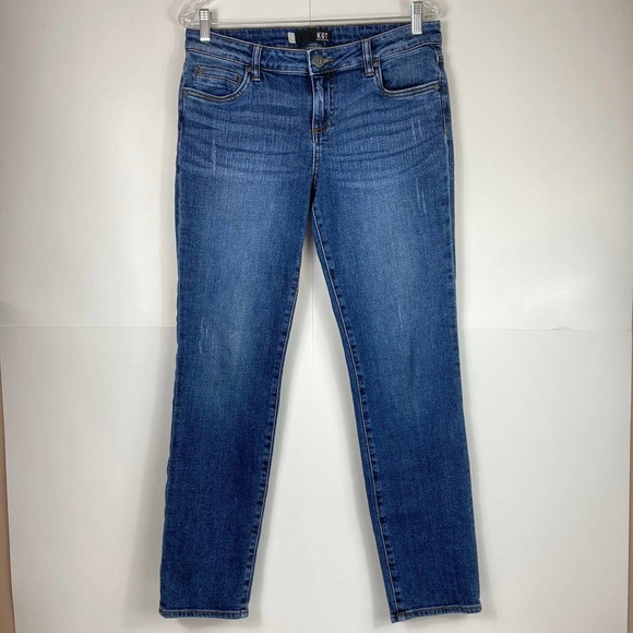 KUT FT Kloth Catherine Boyfriend Distressed Jeans - Picture 1 of 9
